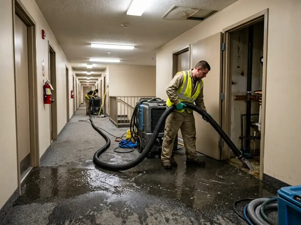 multi-unit-apartment-hallway-f-005 — frequently asked questions, Emergency Burst Pipe Water Extraction & Removal in Varnvill…